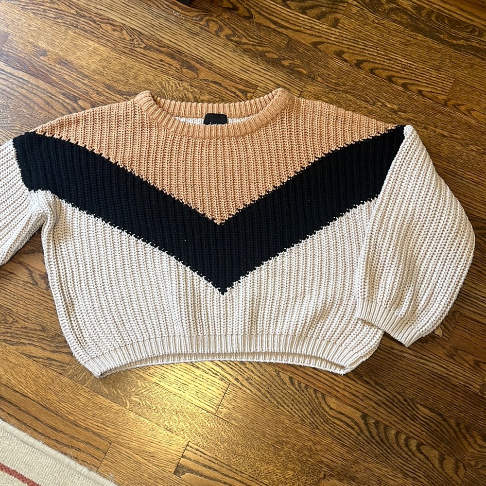Lumiere cozy chevron sweater